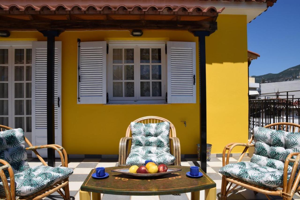 The Yellow Art Home Kalamáta Kültér fotó